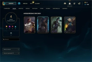 CONTA DIAMANTE 1 League of Legends LOL