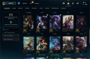 CONTA DIAMANTE 1 League of Legends LOL
