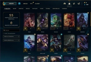 CONTA DIAMANTE 1 League of Legends LOL