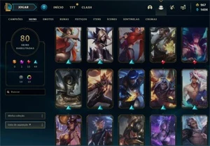 Conta de LoL e VALORANT