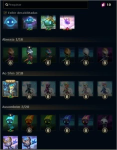 Conta de LoL - League of Legends