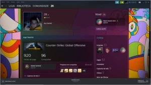 CONTA csgo ak cruzada , 920 horas , insigna major 2021 - Counter Strike