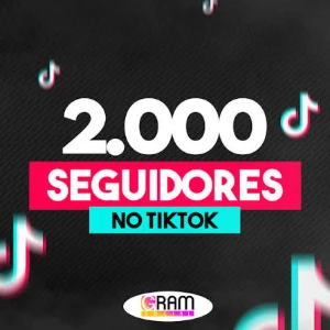 Pacote 2000 seguidores no TIKTOK - Redes Sociais