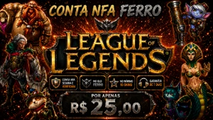 Conta League of Legends NFA Ferro 🔥 LOL