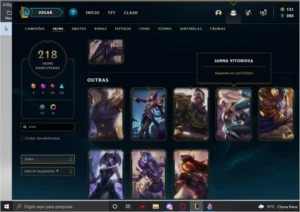 conta com Kayle juíza e todas as vitoriosa desde a Janna - League of Legends LOL