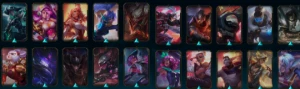 Conta league of legends icones raros / 329 SKINS