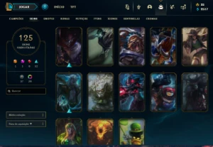 Conta Lol 125 Skins , Gold 1 ( Full Acesso ) - League of Legends
