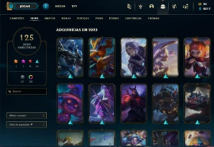 Conta Lol 125 Skins , Gold 1 ( Full Acesso ) - League of Legends