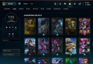 Conta Lol 125 Skins , Gold 1 ( Full Acesso ) - League of Legends