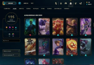 Conta Lol 125 Skins , Gold 1 ( Full Acesso ) - League of Legends