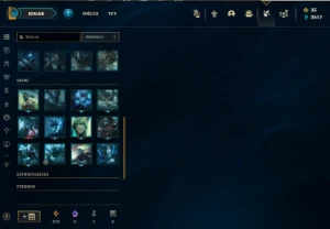 Conta Lol 125 Skins , Gold 1 ( Full Acesso ) - League of Legends