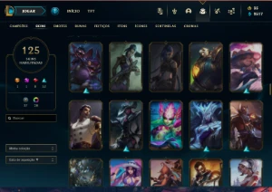 Conta Lol 125 Skins , Gold 1 ( Full Acesso ) - League of Legends