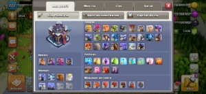 Cv15 Semi Full Th15 Barato C/ Skin Lendária Troca Nick - Clash of Clans