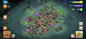 Cv15 Semi Full Th15 Barato C/ Skin Lendária Troca Nick - Clash of Clans
