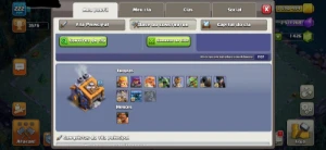 Cv15 Semi Full Th15 Barato C/ Skin Lendária Troca Nick - Clash of Clans