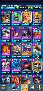 Clash Royale Torre 12 (2424783 ouro - 11862 gemas)