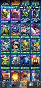 Clash Royale Torre 12 (2424783 ouro - 11862 gemas)