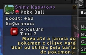 VENDO Shiny Kabutops +60 no pokezworld - PokeXGames PXG