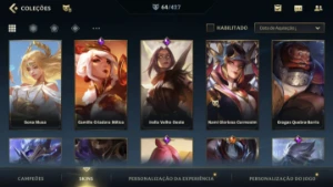 Conta de Wild rift, possui 64 skins e muito mais!! - League of Legends: Wild Rift LOL WR