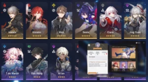 Jing+Seele+Clara+Welt+Himeko E1 9 T5 BRINDE +1 Com Loba - Outros