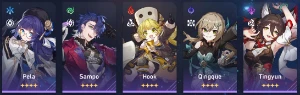 Jing+Seele+Clara+Welt+Himeko E1 9 T5 BRINDE +1 Com Loba - Outros
