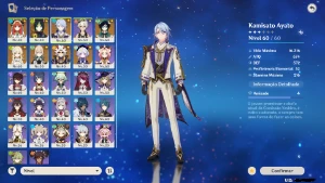 Ar 45 Nilou Ayato Venti Itto E Mais! - Genshin Impact
