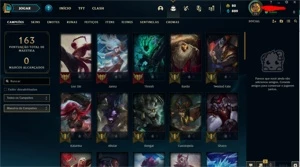CONTA S10 DIAMOND S11 PLATINA  COM RYZE TRIUNFANTE - League of Legends LOL