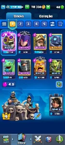 Conta de clash Royale