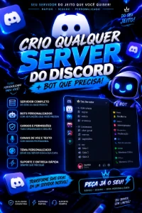 🔥 Seu Servidor Do Discord Do Jeito Que Você Sempre Quis! 💙