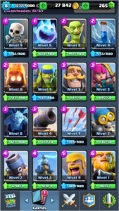 CONTA LVL8 - 4 LENDÁRIAS - Clash Royale