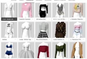 Conta IMVU feminina, +12k credits, vários Outfits - Outros