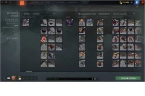 Conta dota2 old 5k mmr,caches exclusivos de t.i e arcanas - DOTA 2