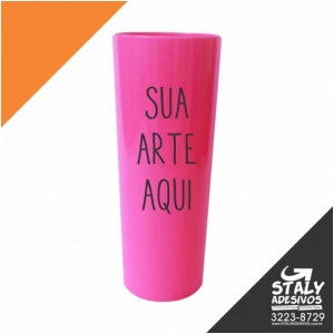 Long Drink Rosa Fechado - Artesanato e Personalizados