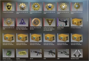 Conta CSGO -  Global MM - LvL 19 GC - 4k de Horas - Counter Strike