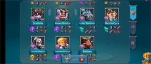 Conta lords mobile com 710m de poder