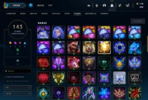ACC LOL UNRANKED, level 267 com 113 skins para a venda! - League of Legends