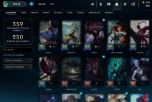 ACC LOL UNRANKED, level 267 com 113 skins para a venda! - League of Legends