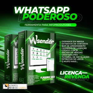 Wasender 3.4 Atualizado + Bonus + Aulas + Gerador De Liçença - Outros