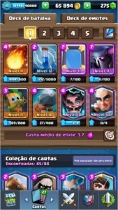 Conta clash royale liga 1 level 11 excelente conta