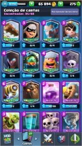 Conta clash royale liga 1 level 11 excelente conta