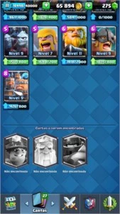 Conta clash royale liga 1 level 11 excelente conta