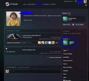 Conta Ak X 17 Anos De Serviço - Counter Strike CS