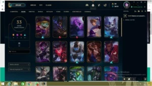 vendo conta de lol skin do yasuo zed lux e muito mais - League of Legends