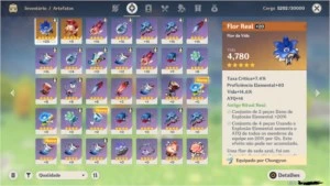 CONTA GENSHIN IMPACT TOP BR LVL 34 ESPADÃO 5 ESTRELAS