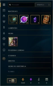 Conta League of Legends smurf LVL 36 LOL