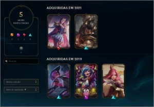 Conta League of Legends smurf LVL 36 LOL
