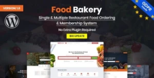 FoodBakery – Diretório De Restaurantes De Entrega De Comida