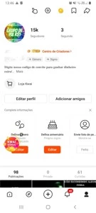 CONTA KWAI 15K - Redes Sociais