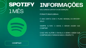 Spotify 1 Mês - Assinaturas e Premium