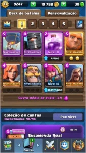 Conta Clash Royale 5900 troféus, gigante+balão